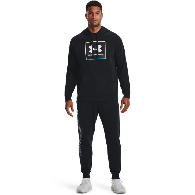 Under Armour moški pulover Rival FLC Graphic Hoodie